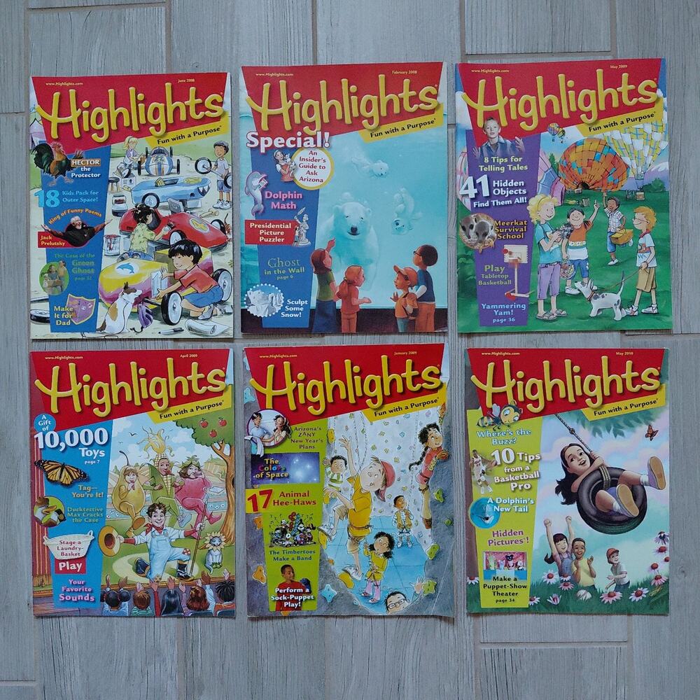 Highlights for Children Magazines Workbooks Bundle